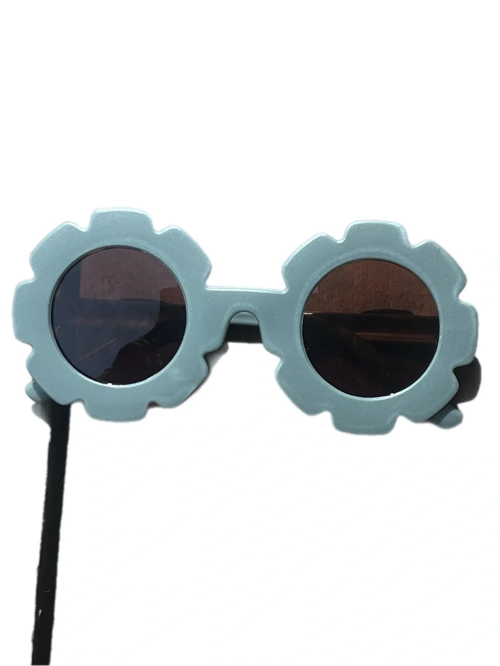 Matte Kids Flower Sunnies In Blue